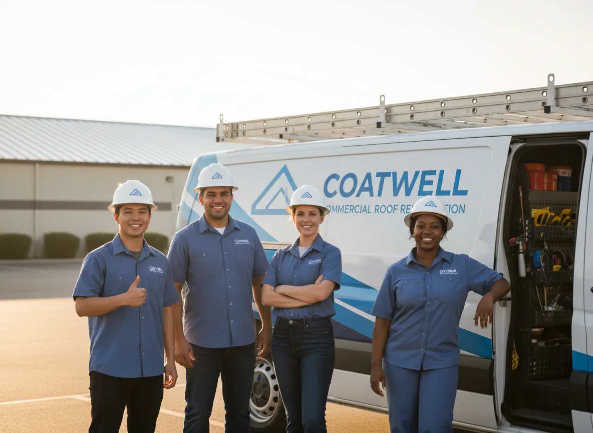 Commercial roof coating company in Roxton, TX